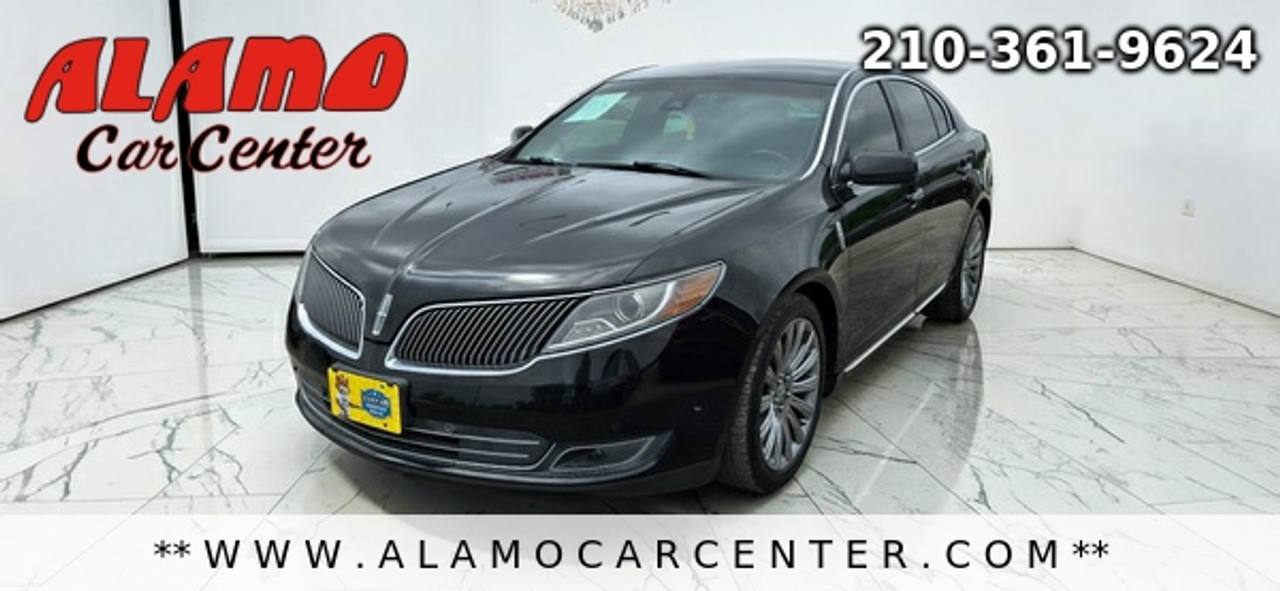 Black 2013 Lincoln MKS Sedan Front-Wheel Drive Automatic