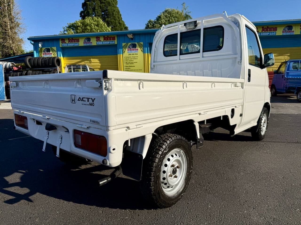 2001 Honda Acty EFI Fulltime 4WD, Mid-Engine, PS, Airbag, 5MT