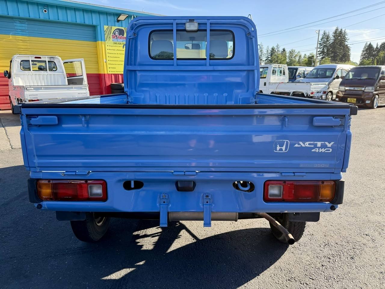 2000 Honda Acty EFI 4WD, Mid-Engine, PS, Airbag, AC, 5MT
