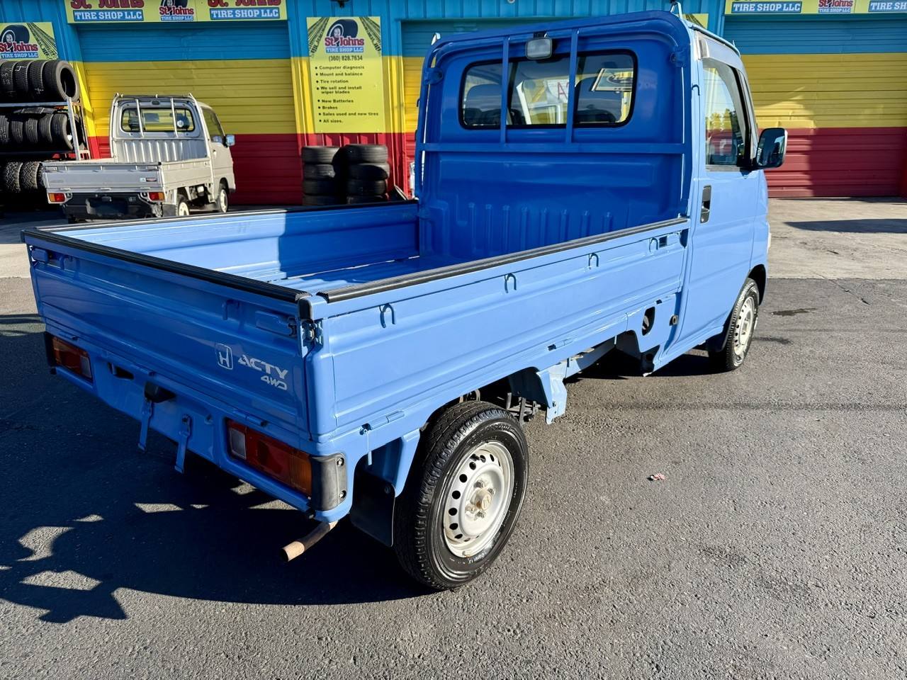2000 Honda Acty EFI 4WD, Mid-Engine, PS, Airbag, AC, 5MT