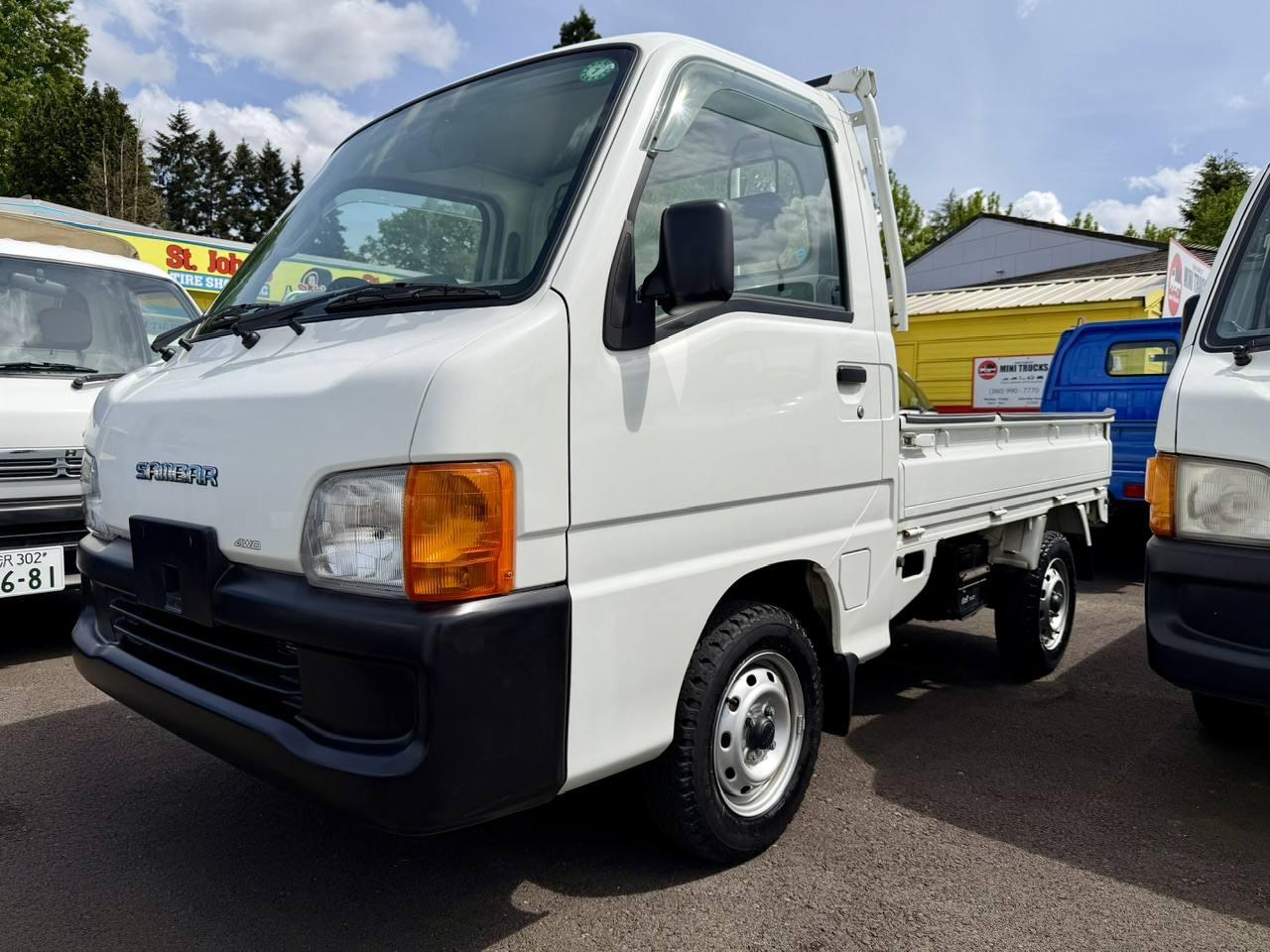 2000 Subaru Sambar EFI 4WD, 2Hi-4Hi, EL Gear, PS, AC, 5MT, Like New!