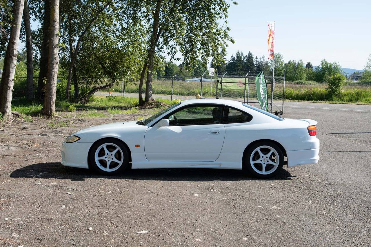 2001 Nissan Silvia Spec S Impul Aero SSR Wheels, Kakimoto Muffler, Auto