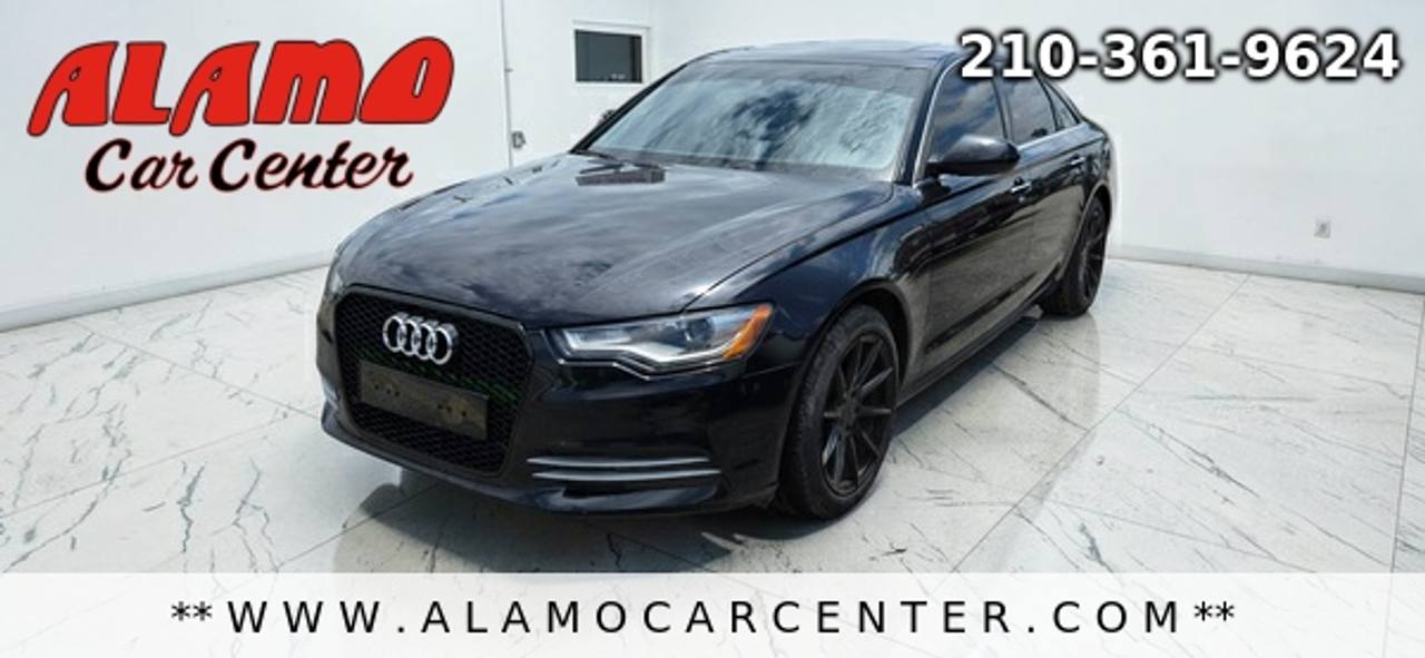 Black 2015 Audi A6 Sedan All-Wheel Drive Automatic