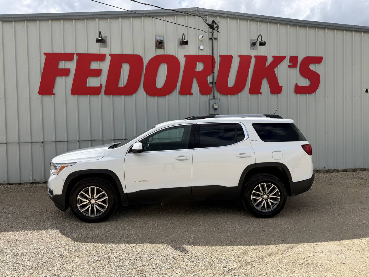 White 2018 GMC Acadia SUV / Crossover Four-Wheel Drive Automatic
