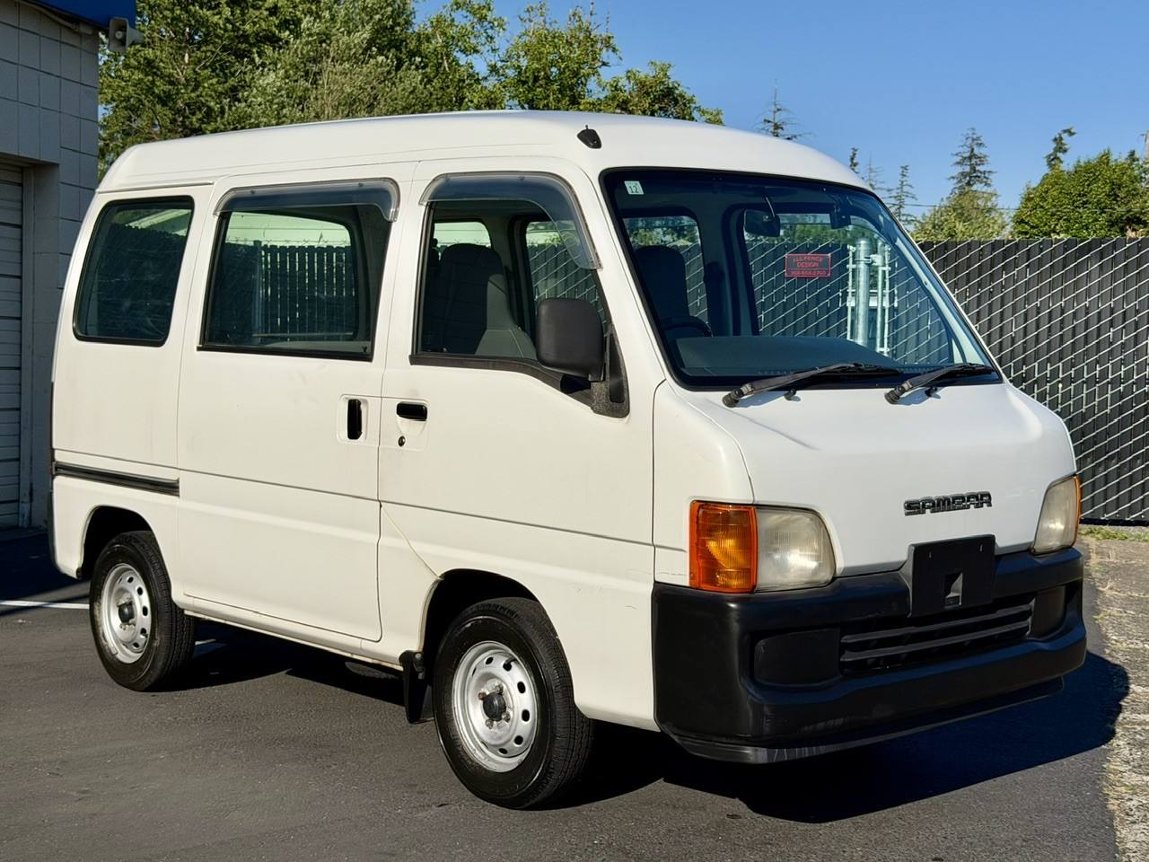 2000 Subaru Sambar Cargo Van EFI RWD, PS, AC, 5MT Airbag