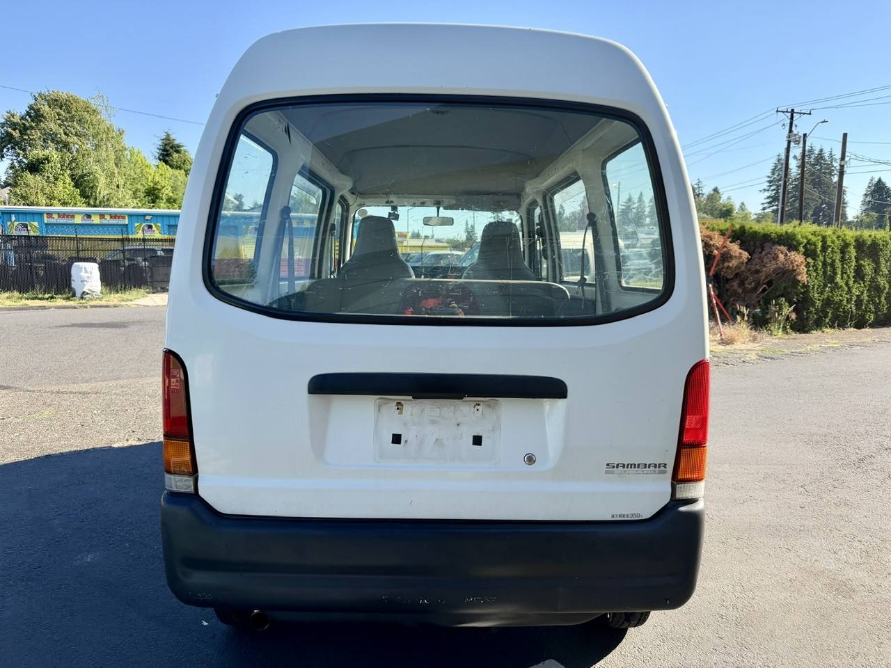 2000 Subaru Sambar Cargo Van EFI RWD, PS, AC, 5MT Airbag
