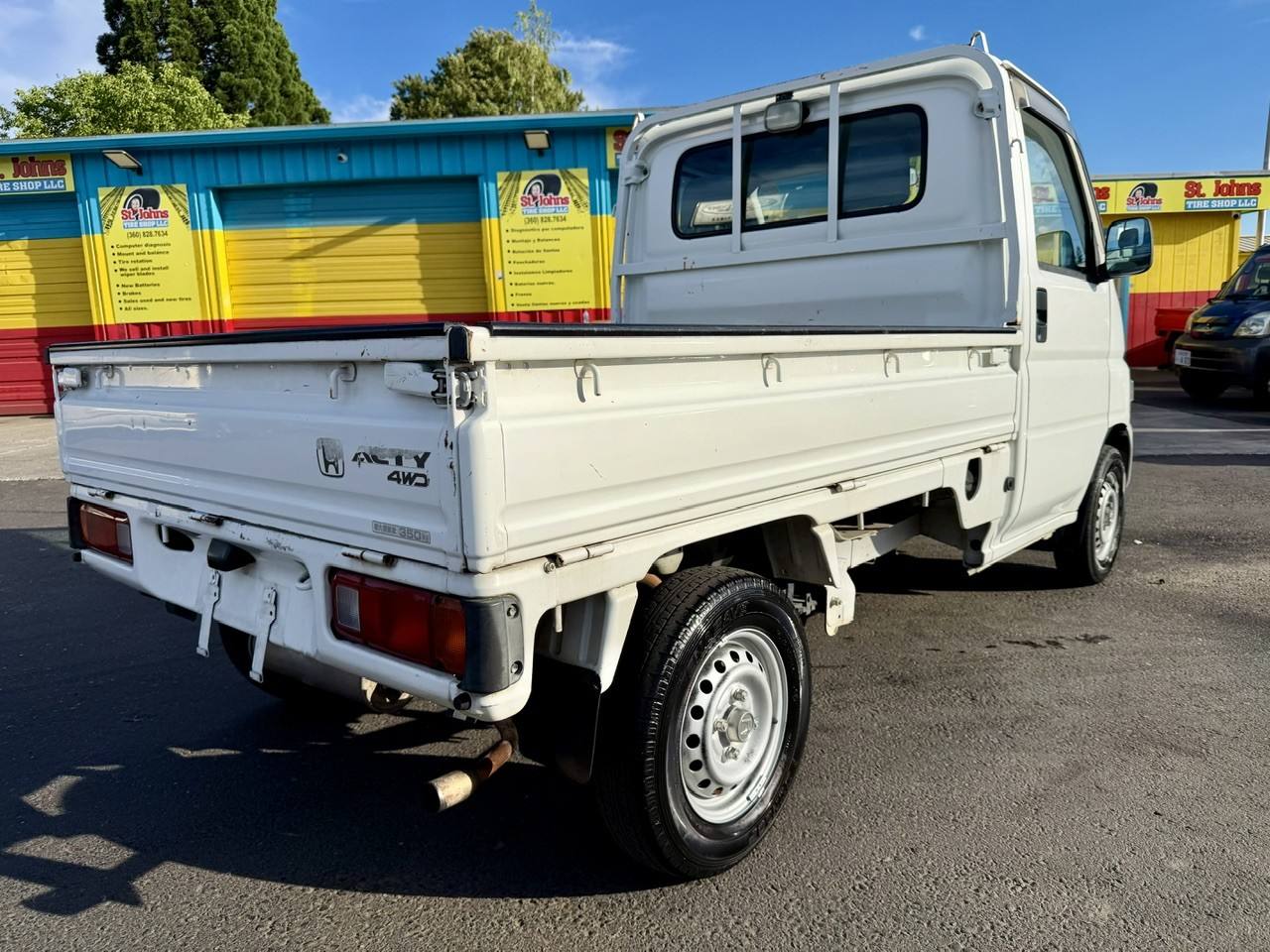 2000 Honda Acty EFI 4WD, Mid-Engine, PS, AC, Airbag, 5MT
