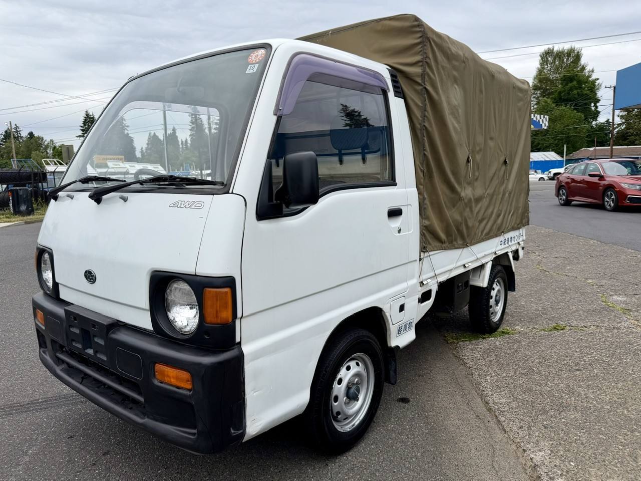 1990 Subaru Sambar Super Charged 4WD, 2Hi-4Hi AC 5MT, Difflock