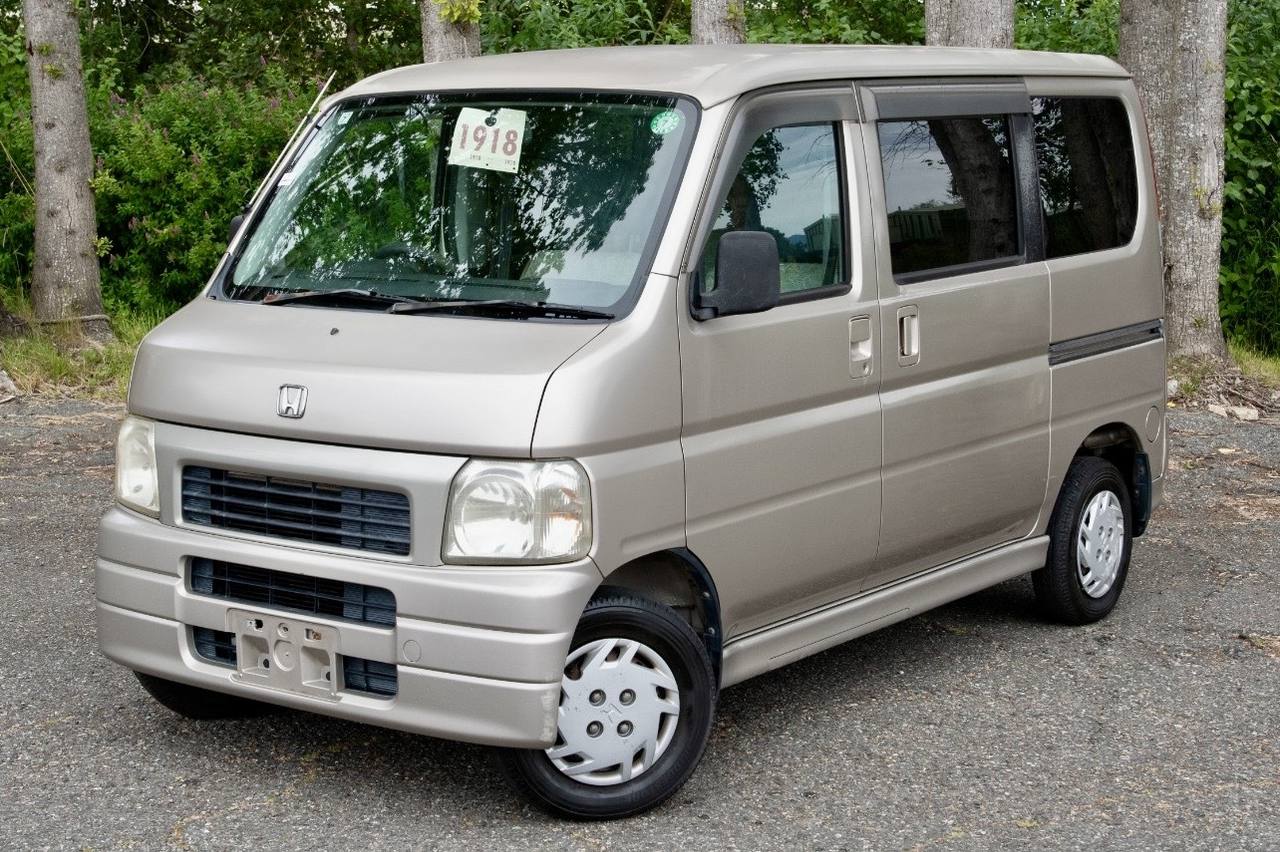 2001 Honda Vamos Mid-Engine, AC, PS, PW, PL, Airbags, 5MT