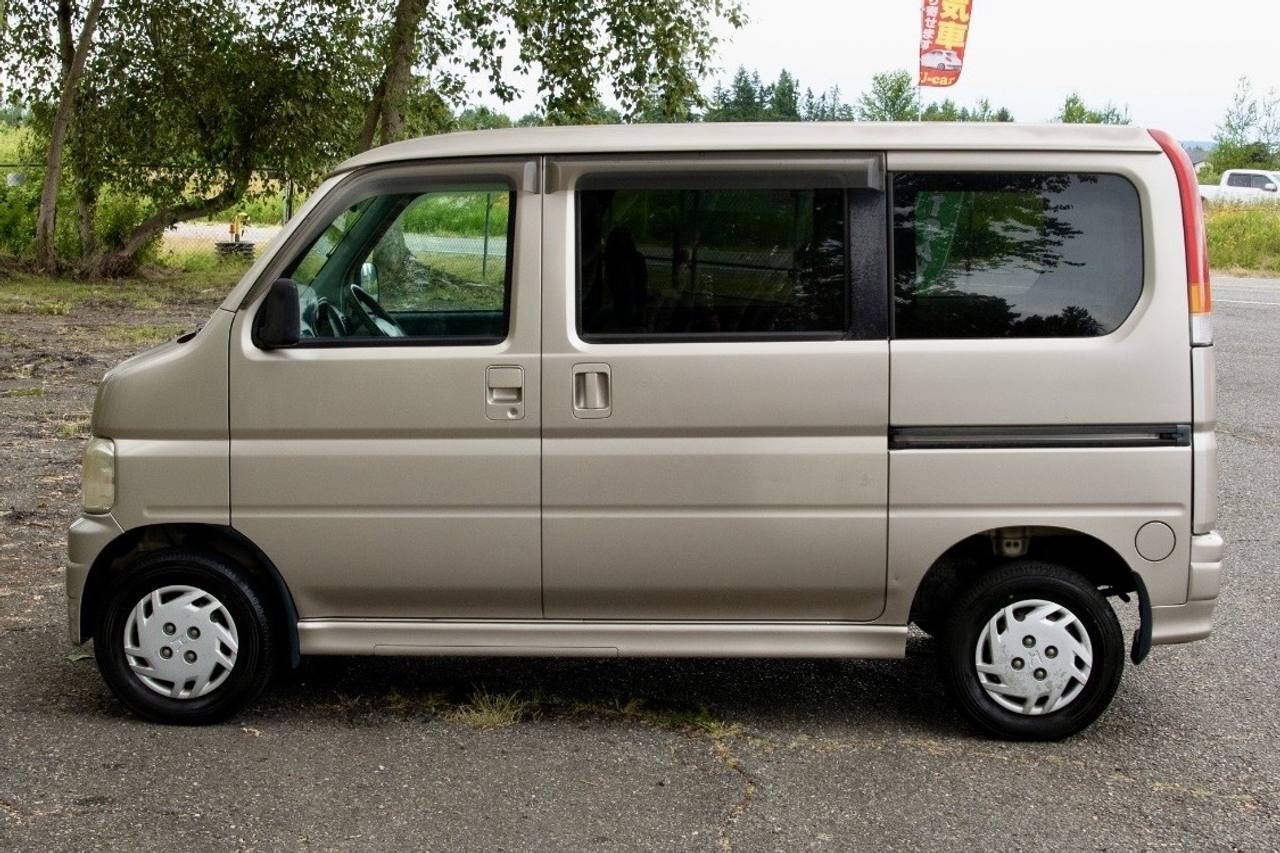 2001 Honda Vamos Mid-Engine, AC, PS, PW, PL, Airbags, 5MT