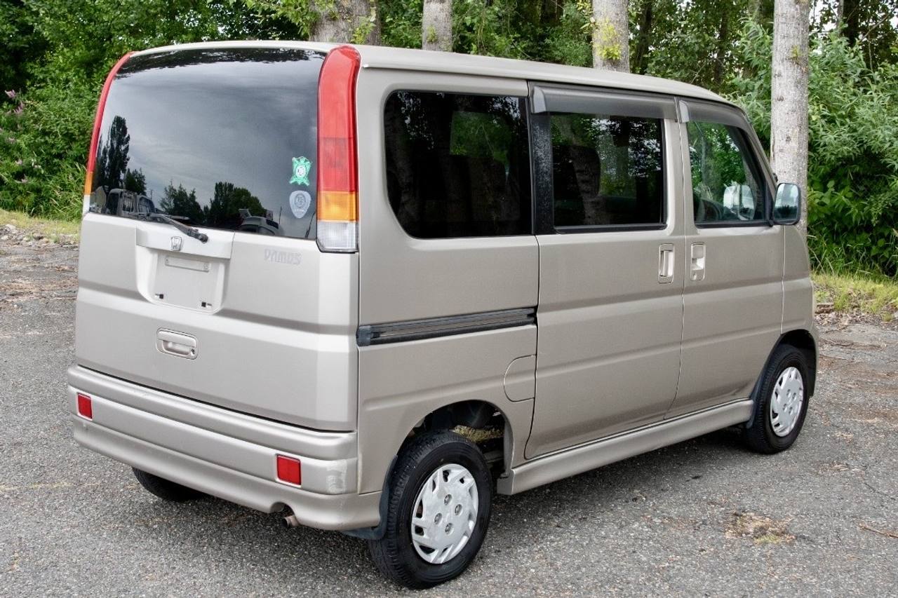 2001 Honda Vamos Mid-Engine, AC, PS, PW, PL, Airbags, 5MT