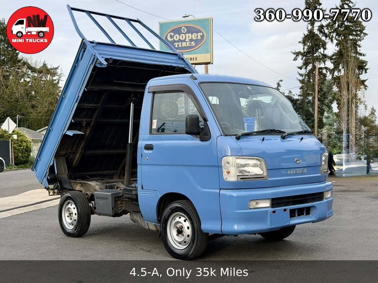 2001 Daihatsu Hi-Jet Climber Dump EFI 4WD, 2Hi-4Hi-4Lo, PS, 5MT