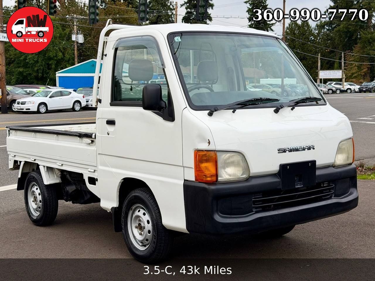 2000 Subaru Sambar EFI 4WD ABS 2Hi-4Hi, EL Gear, 5MT