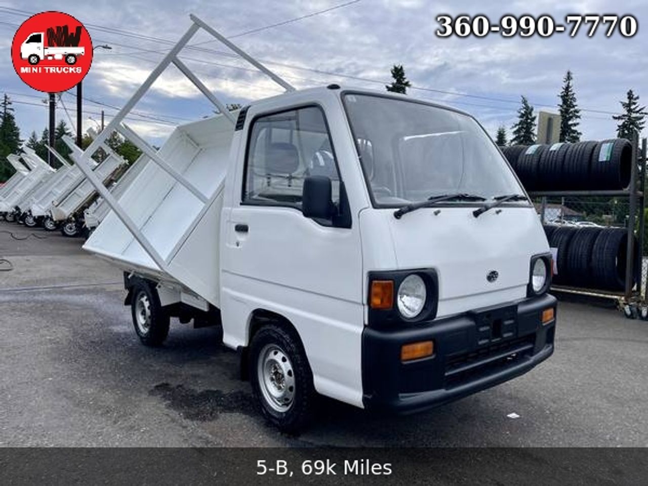 1991 Subaru Samber 3-Way Dump 4WD, 2Hi-4Hi, EL Gear, 5MT