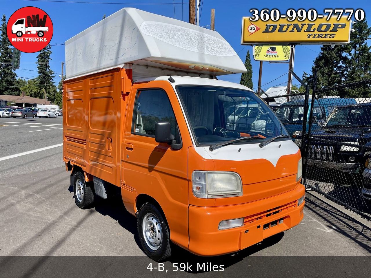 2000 Daihatsu Hi-Jet Hi-Roof Kitchen/Camper 2WD, AC, PS, Automatic