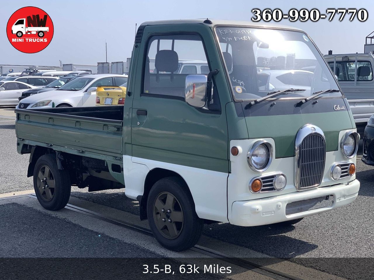 1990 Subaru Sambar Classic Supercharged, RWD, AC, Automatic 