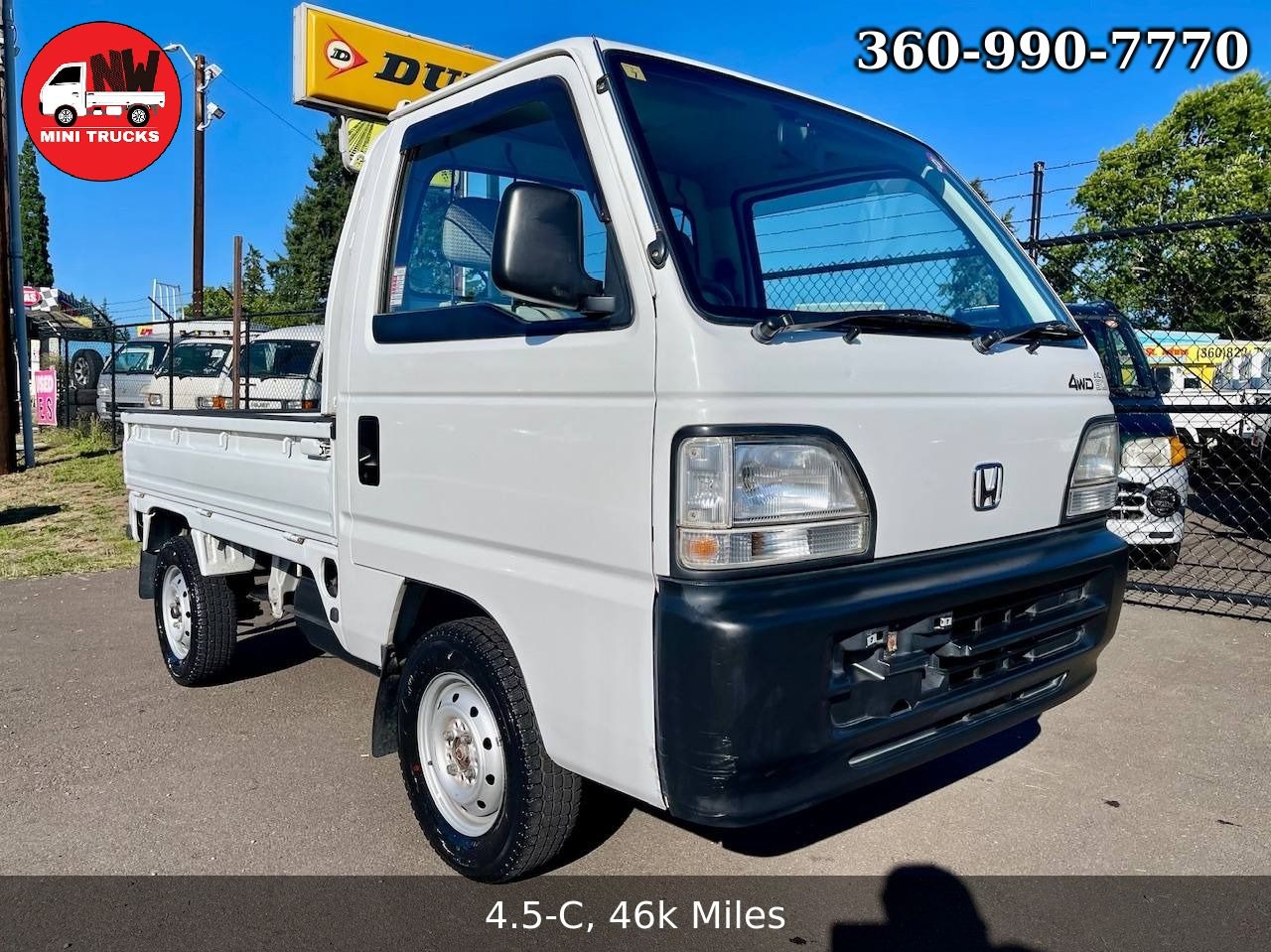 1997 Honda Acty Super Delux RealTime 4WD, Mid-Engine, 5MT