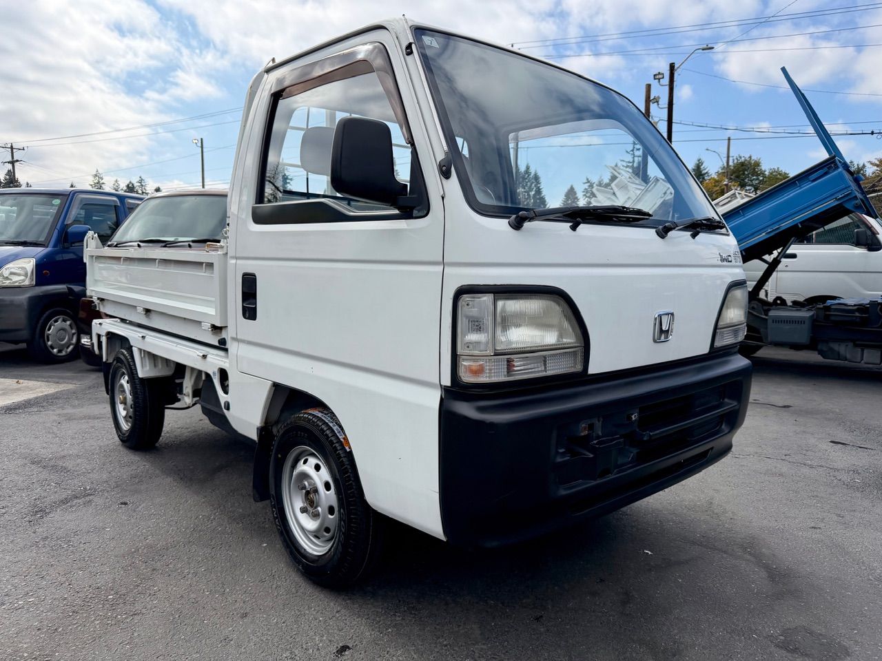 1994 Honda Acty HD Dump RealTime 4WD, Mid-Engine, AC, 5MT