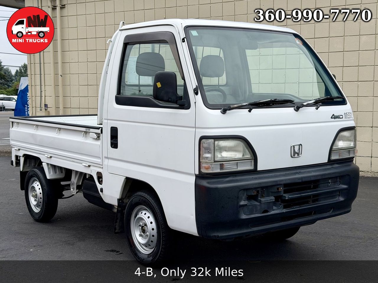 1998 Honda Acty Super Delux RealTime 4WD, Mid-Engine, 5MT