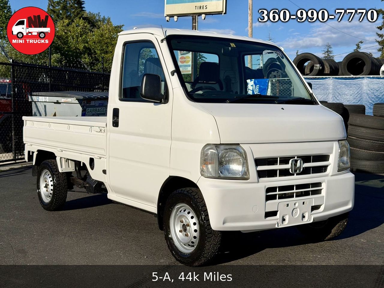 2001 Honda Acty EFI Realtime 4WD, PS, Airbag, 5MT, Like New!