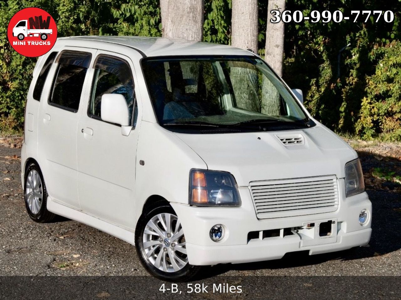 2000 Suzuki Wagon R RR  Turbo Intercooled, FWD, PW, PL, PS, AC, 5MT