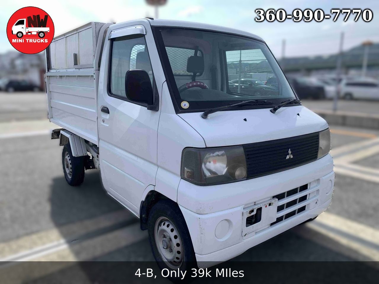 2001 Mitsubishi Minicab HD Deep Dump 4WD, 2Hi-4Hi-4Lo, PS, AC, 5MT