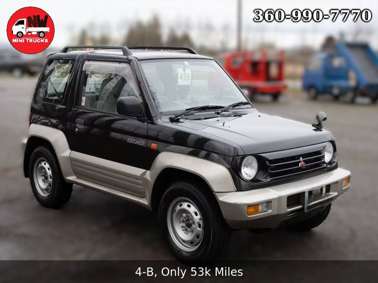1996 Mitsubishi Pajero Junior ZR-2 4WD 2Hi-4Hi-4Lo, AC, PS, PW, PL, 5MT