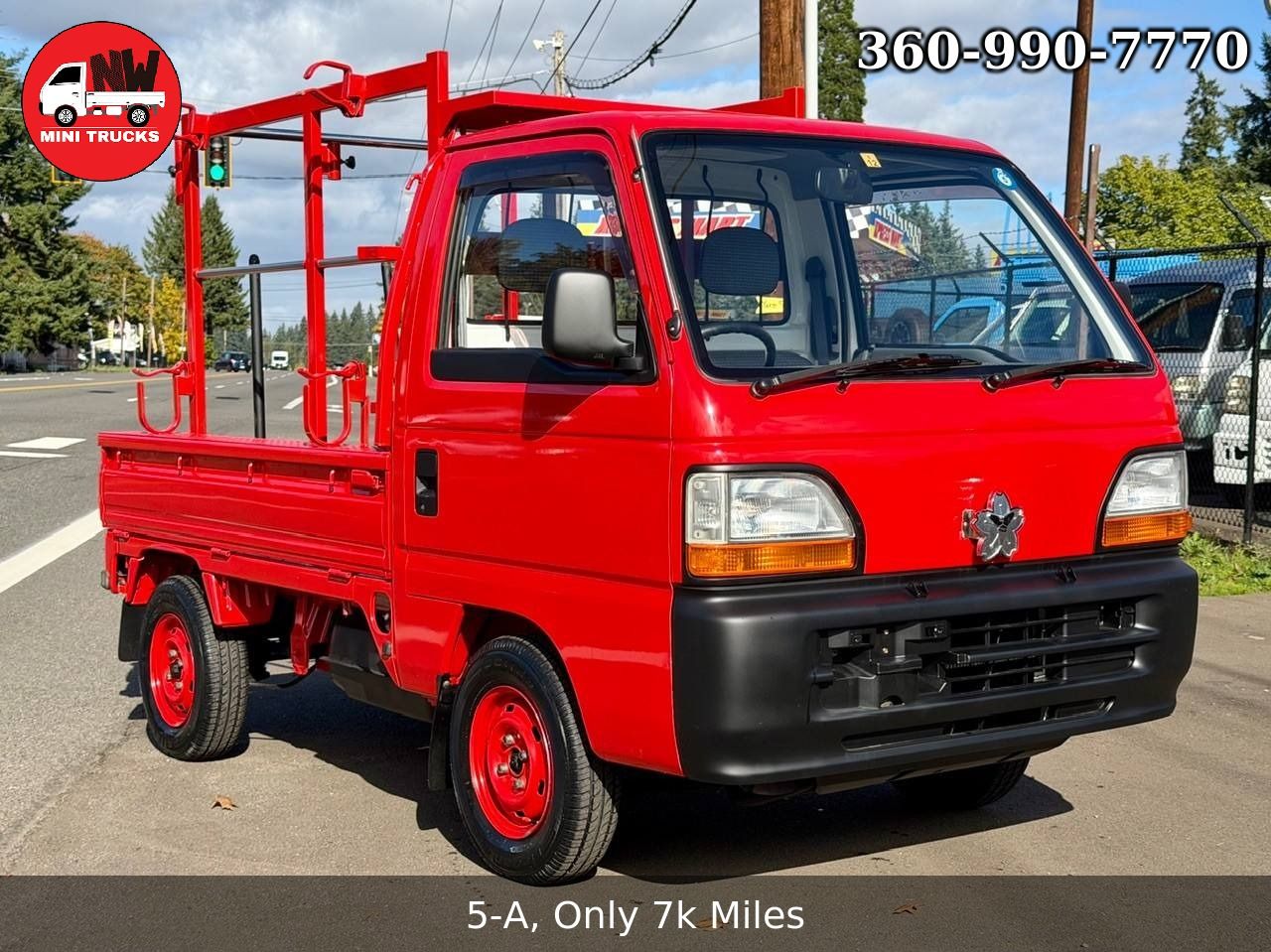 1994 Honda Acty Super Delux Fire RealTime 4WD, 5MT, Like New!