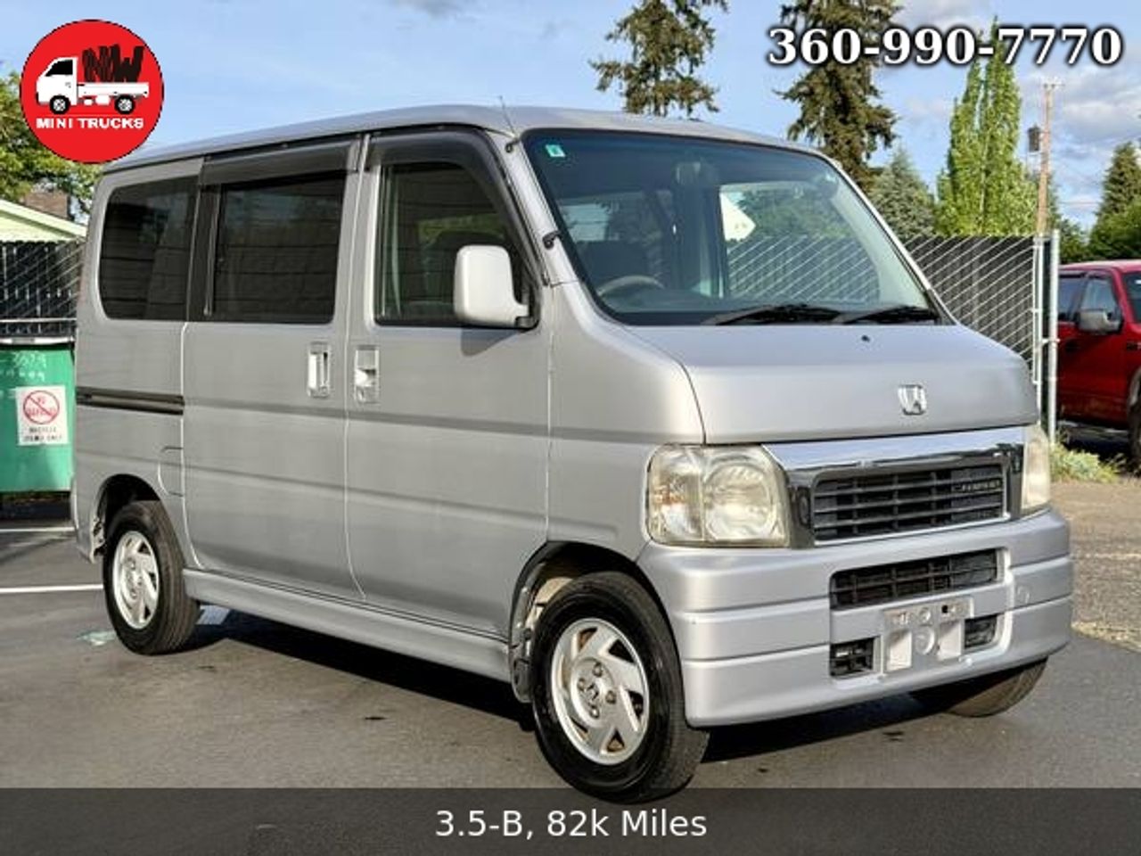 2001 Honda Vamos Turbo RWD, PS, PW, PL, AC, Automatic, Rare!