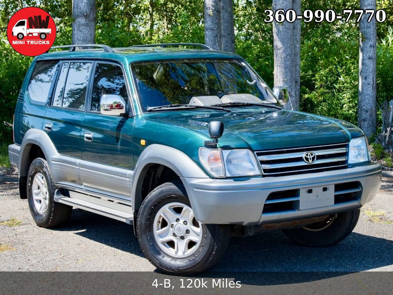 1997 Toyota Land Cruiser Prado Turbo Diesel, 4WD, 2Hi-4Hi-4Lo
