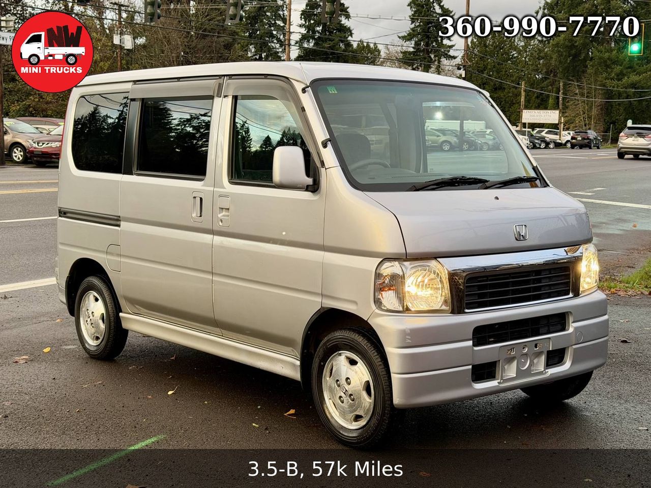 2000 Honda Vamos Realtime 4WD, PS, PW, AC, Airbag, 5MT