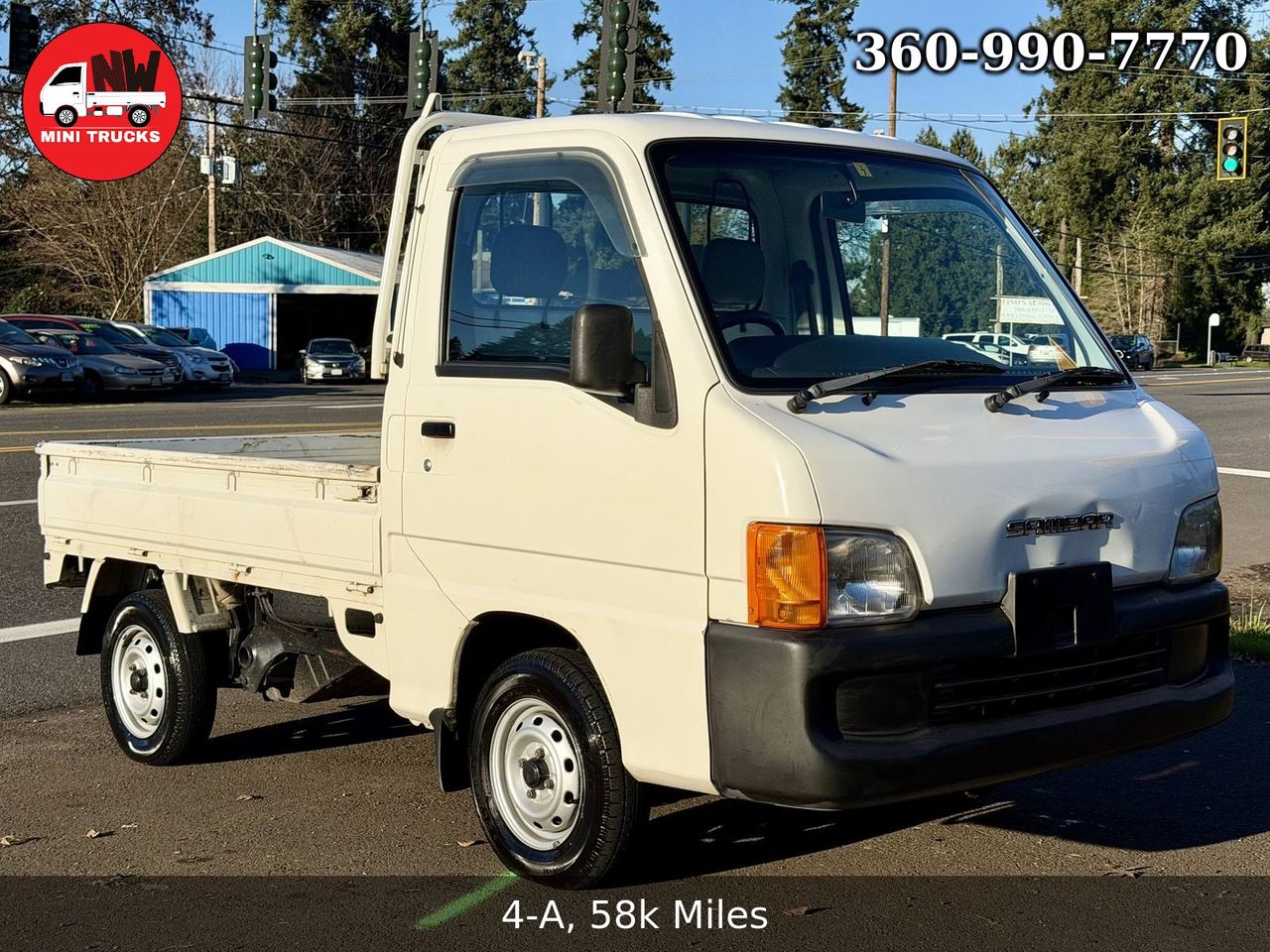 1999 Subaru Sambar EFI 4WD, 2Hi-4Hi, EL Gear, AC, Airbag, 5MT