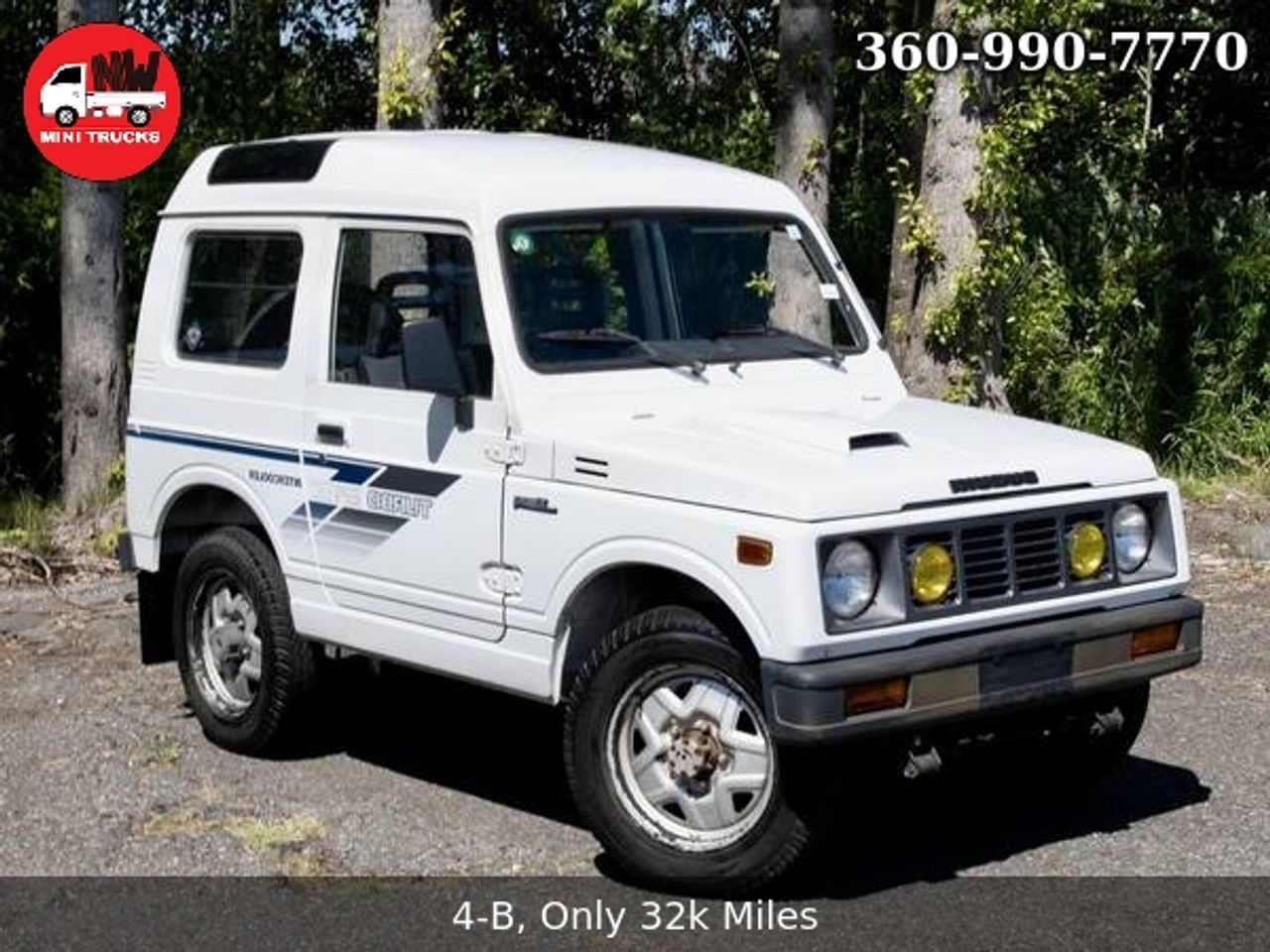 1990 Suzuki Jimny Pano High Roof 4WD, 2Hi-4Hi-4Lo, PS, AC, 5MT