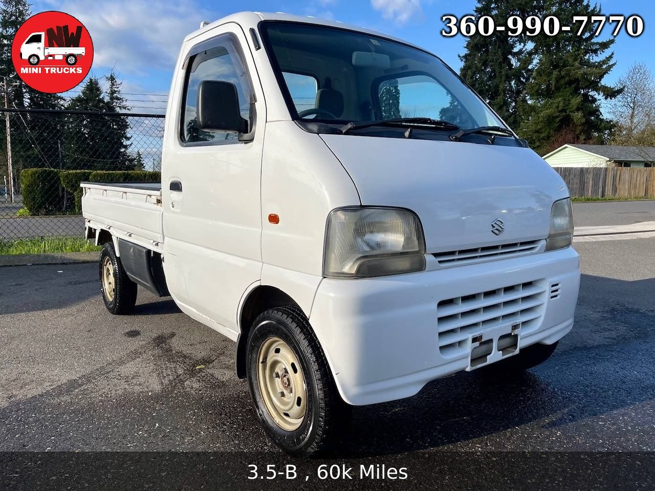1999 Suzuki Carry EFI Turbo 4WD, 2Hi-4Hi-4Lo, PS, AC, 5MT, Rare!
