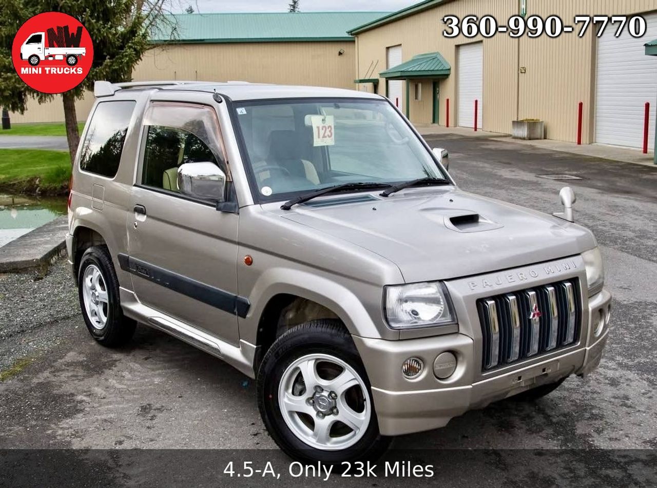 1999 Mitsubishi Pajero Mini Duke Turbo 4WD, 2Hi-4Hi-4Lo, PS, AC, 5MT