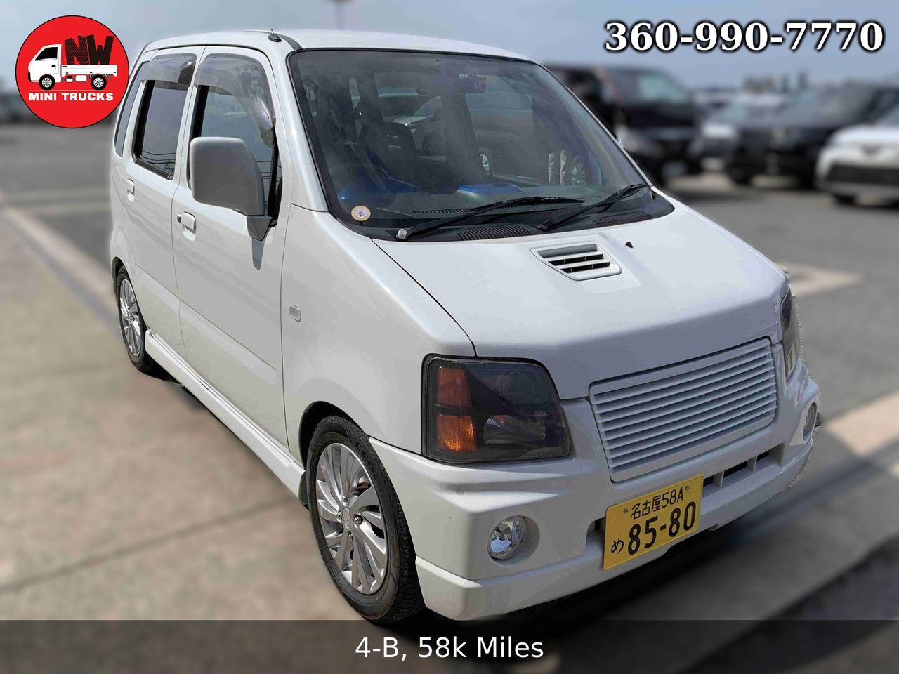 2000 Suzuki Wagon R RR  Turbo Intercooled, FWD, PW, PL, PS, AC, 5MT