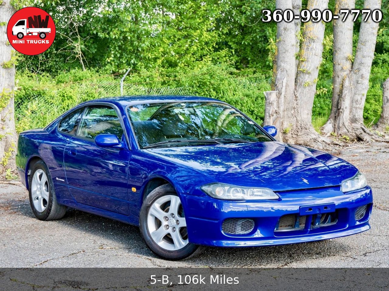 2001 Nissan Silvia Spec R SR20 Turbo RWD, PW, PL, PS, 6MT, Like New!