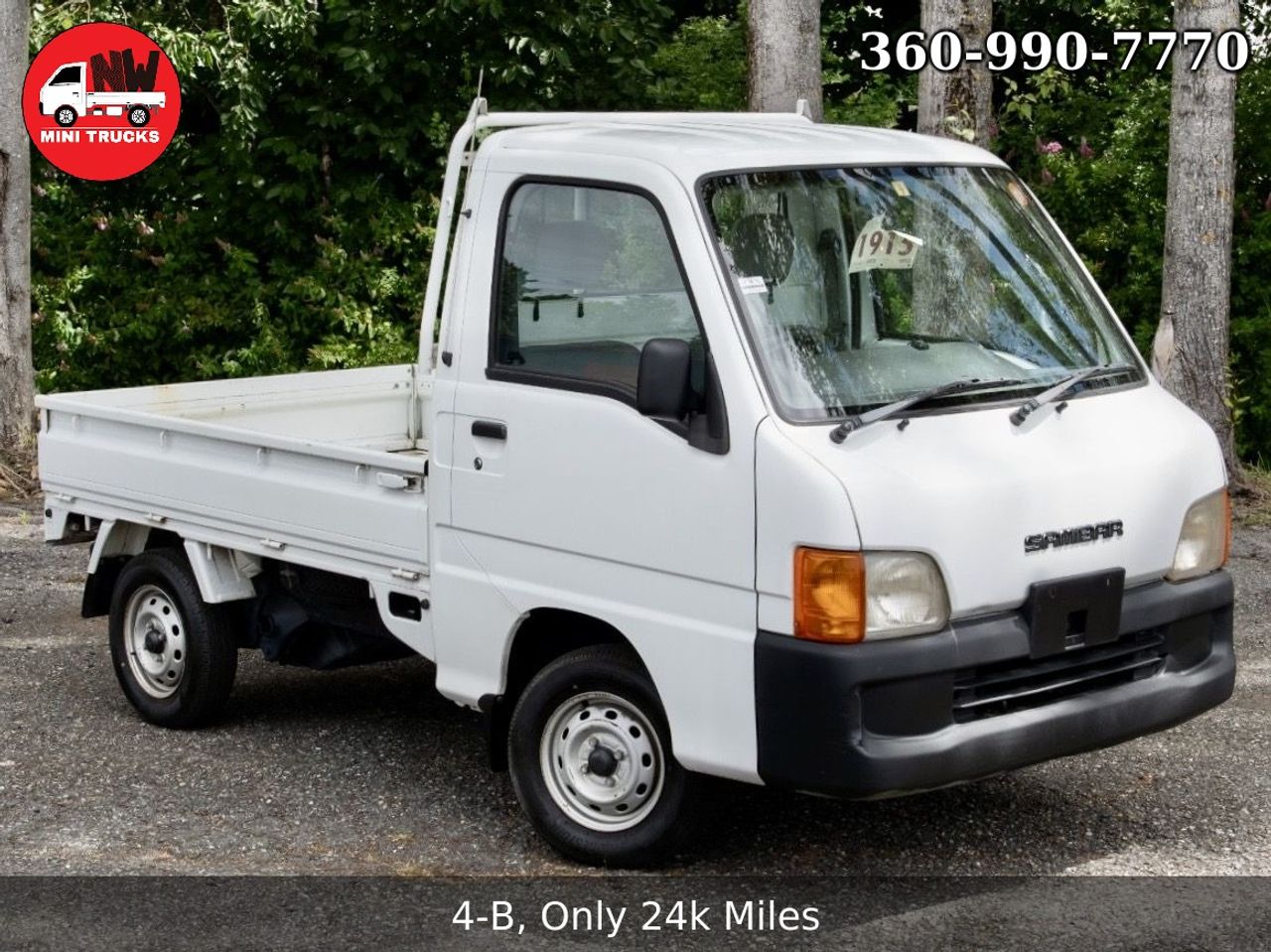 1999 Subaru Sambar 4WD, 2Hi-4Hi, EL Gear, PS, 5MT, Like New!