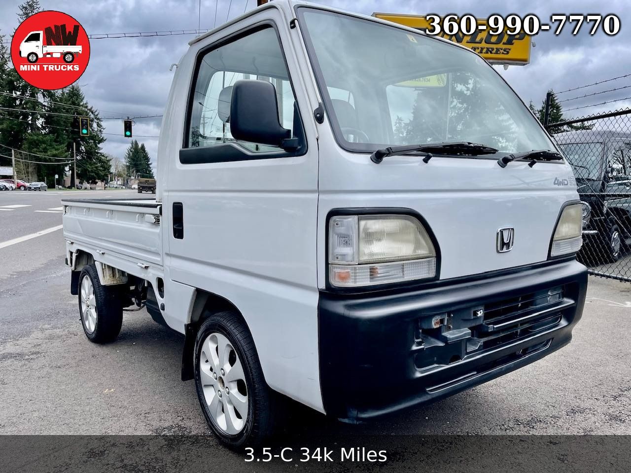 1998 Honda Acty Super Delux RealTime 4WD, Mid-Engine, 5MT