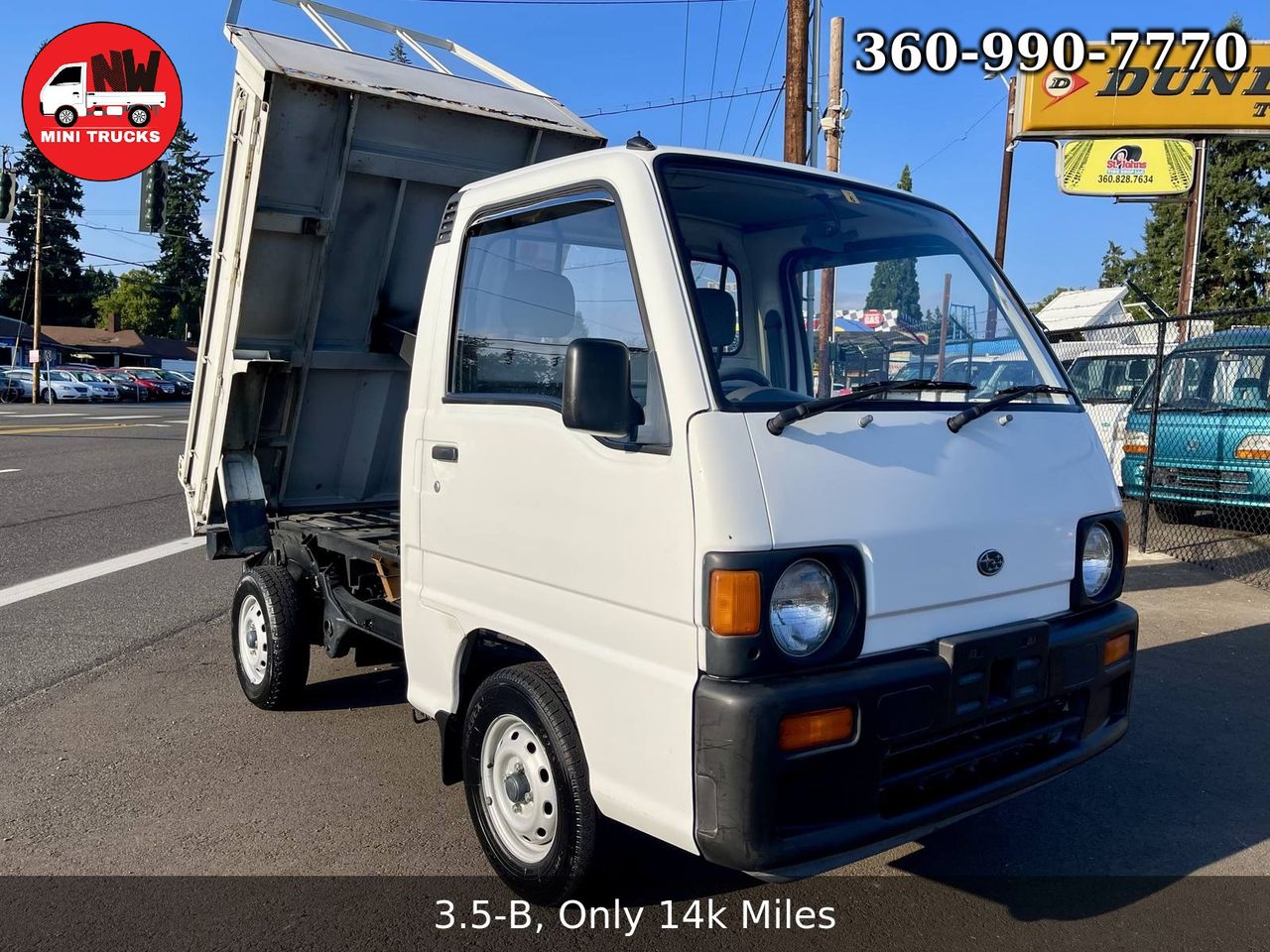 1990 Subaru Sambar SD Dump 4WD, 2Hi-4Hi, EL Gear, 5MT