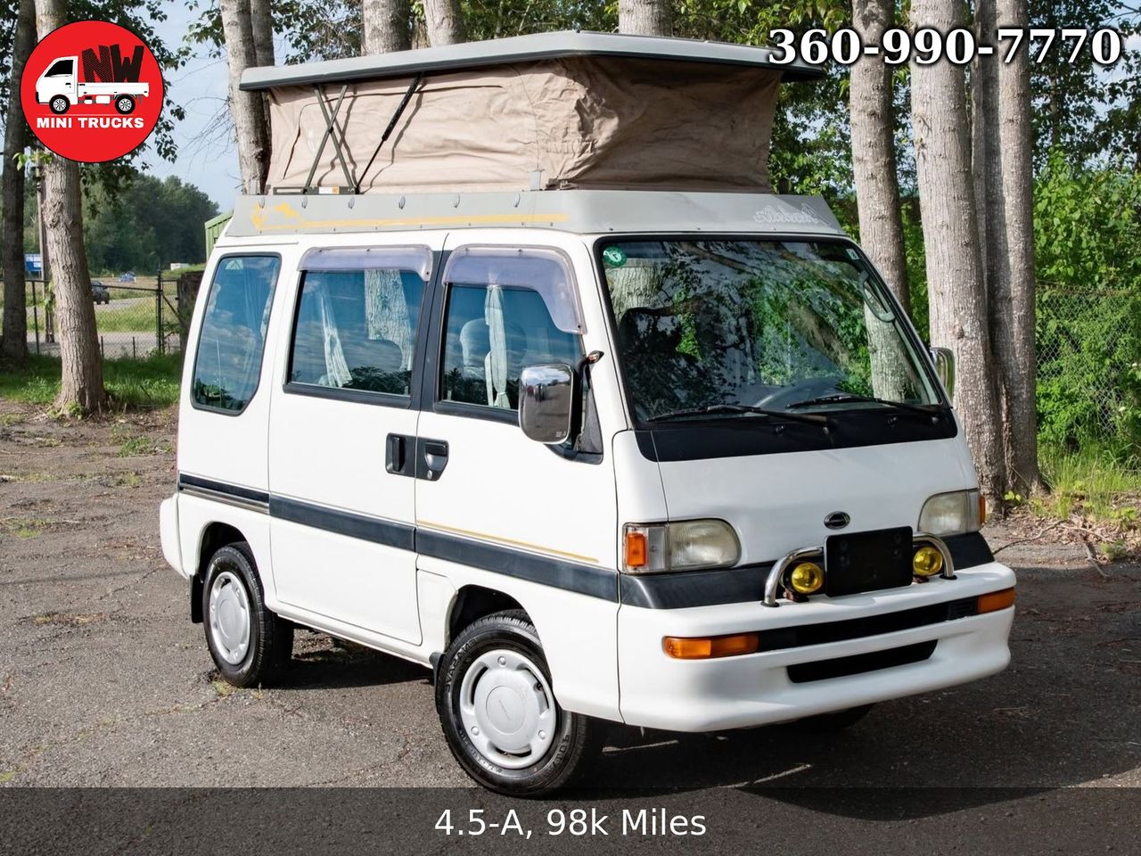 1998 Subaru Domingo Aladdin PopTop Camper 4WD, Auto (1/83 Made)