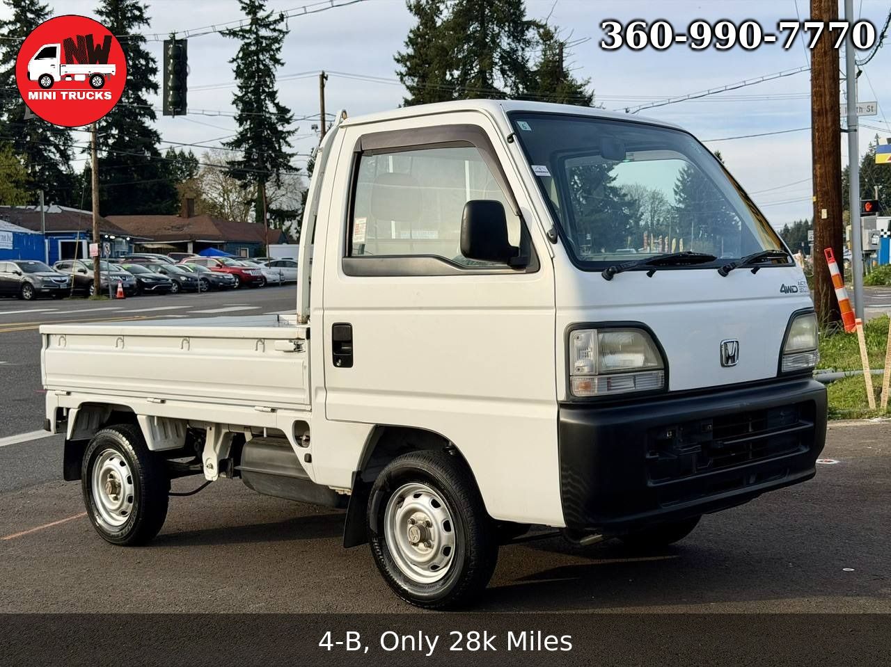 1998 Honda Acty Super Delux RealTime 4WD, Mid-Engine, 5MT