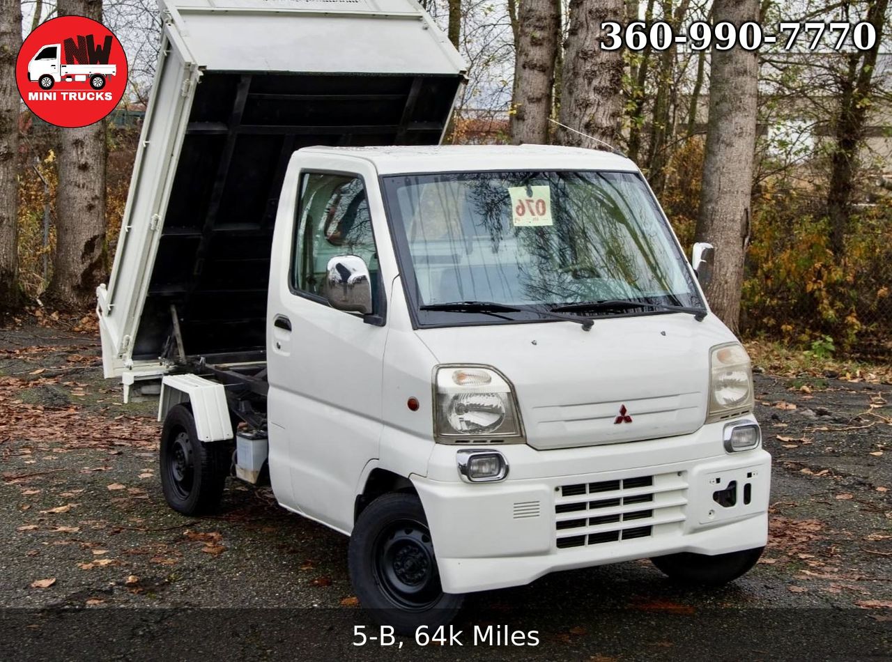 1999 Mitsubishi Minicab HD Dump 4WD, 2Hi-4Hi-4Lo, PS, AC, 5MT, LSD