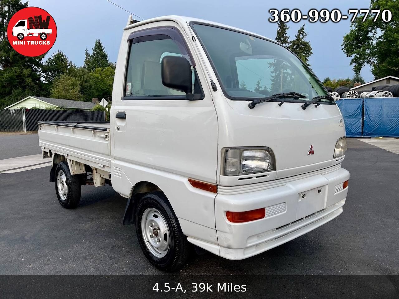 1999 Mitsubishi Minicab TL EFI 4WD, 2Hi-4Hi, PS, AC, Automatic, Rare!