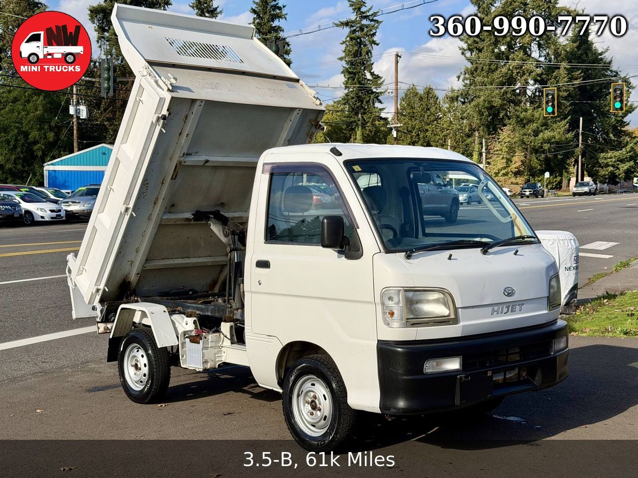1999 Daihatsu Hi-Jet PTO HD Dump EFI 4WD, 2Hi-4Hi-4Lo, PS, 5MT