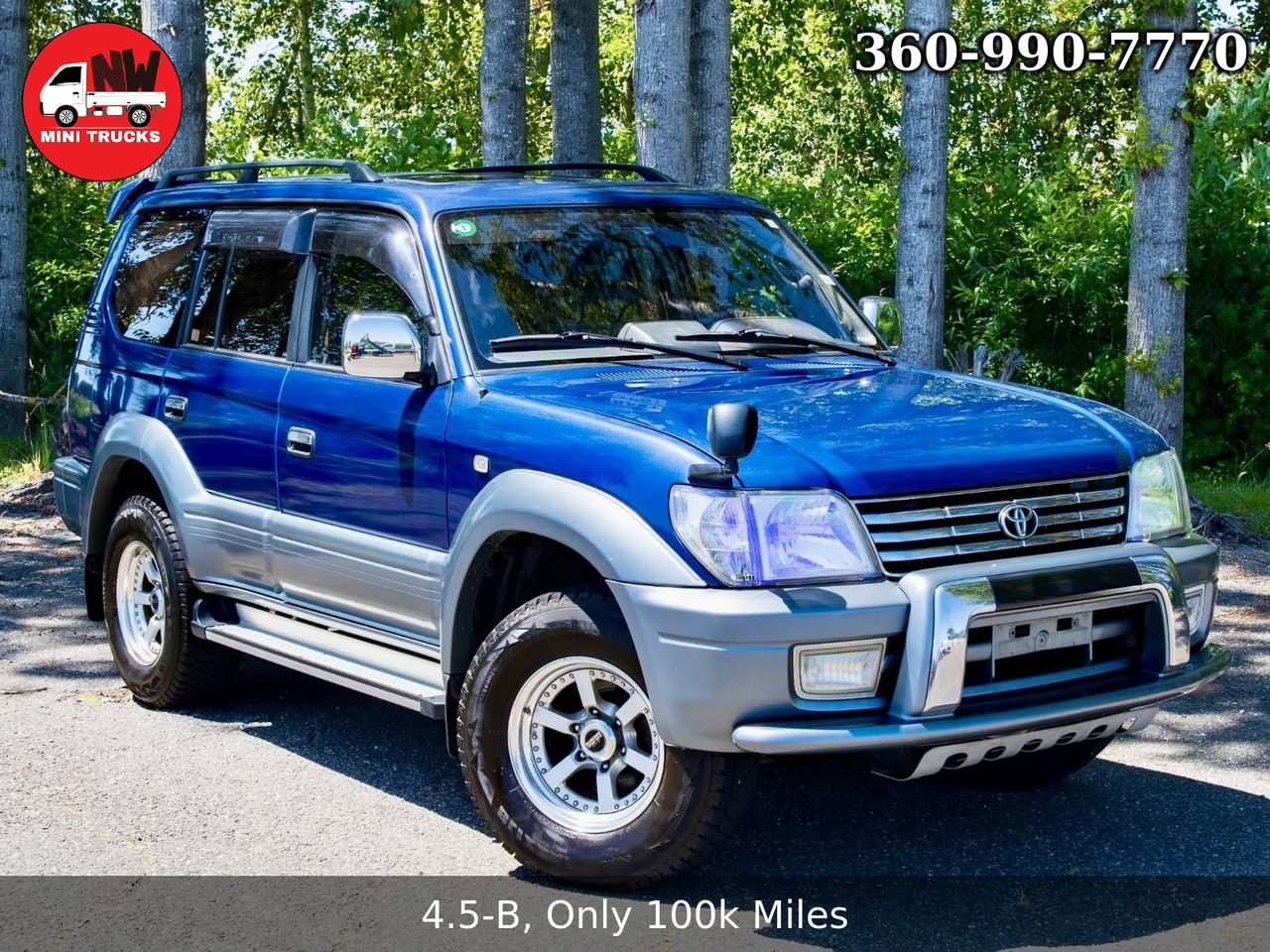 2001 Toyota Land Cruiser Prado 4WD, 2Hi-4Hi-4Lo, Loaded, Auto