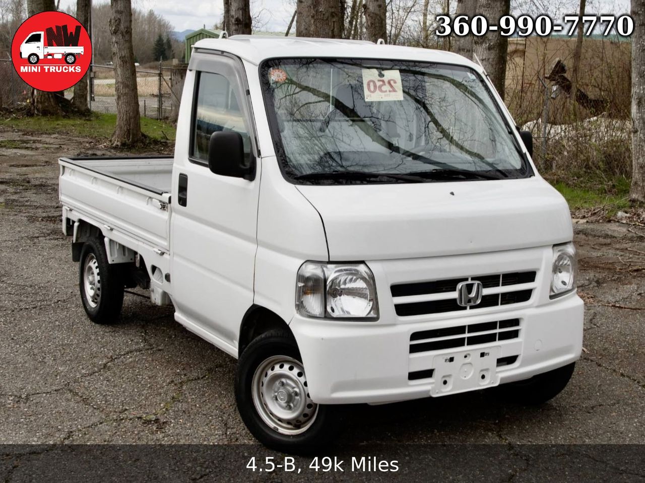 2001 Honda Acty EFI Realtime 4WD, AC, PS, Airbag, 5MT