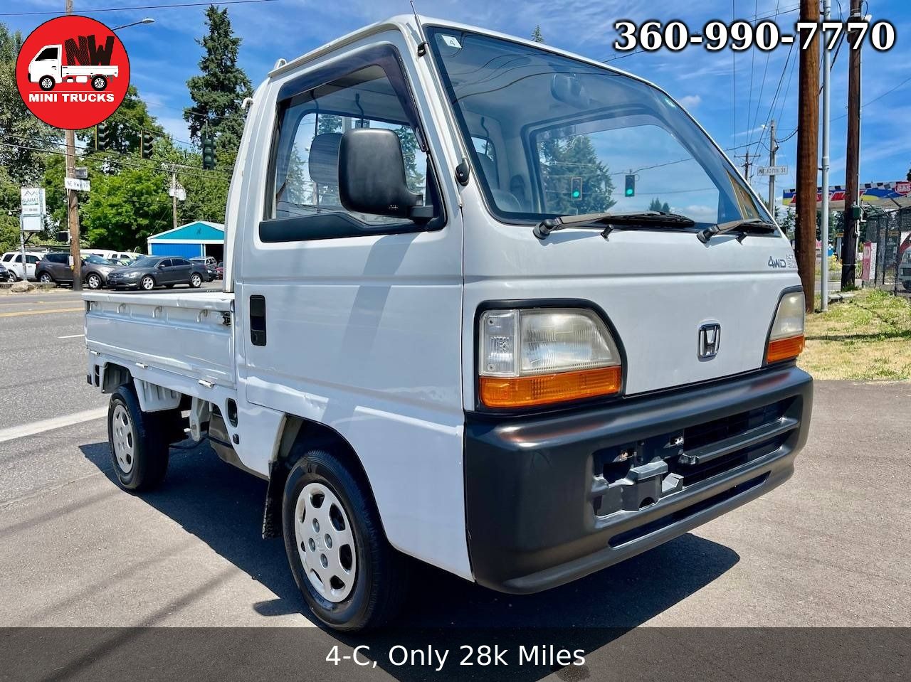 1995 Honda Acty Super Delux RealTime 4WD, AC, Mid-Engine, 5MT