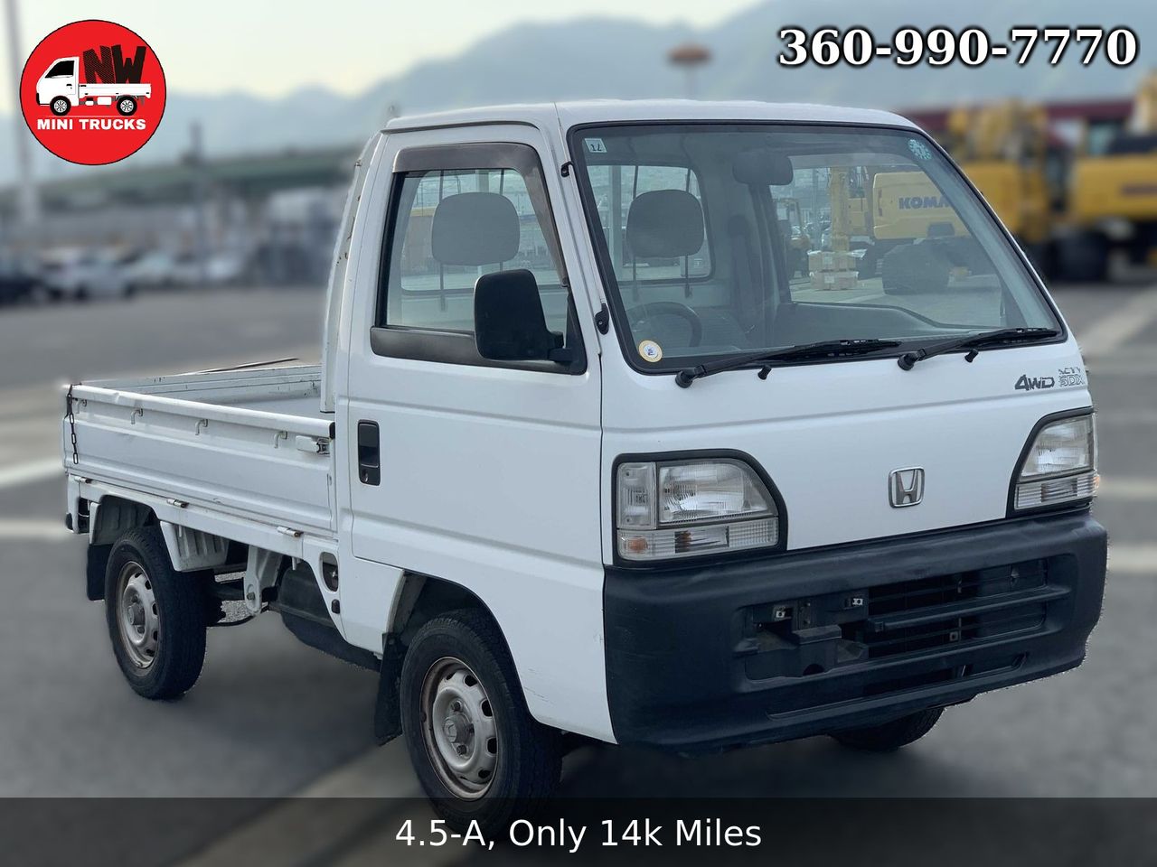 1998 Honda Acty Super Delux RealTime 4WD Mid-Engine, 5MT, Mint!