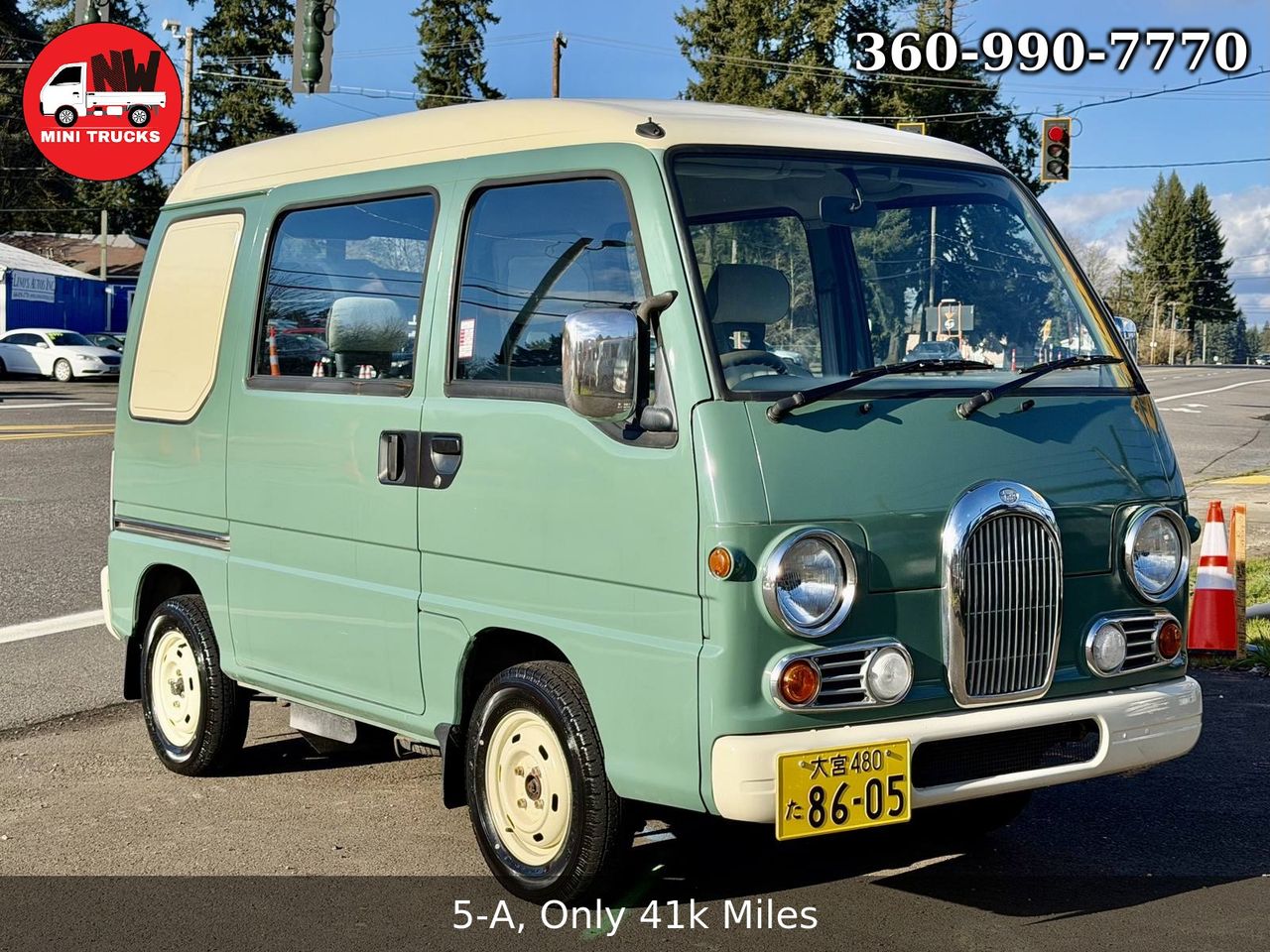 1993 Subaru Sambar Dias Classic  4WD, 2Hi-4Hi, 5MT
